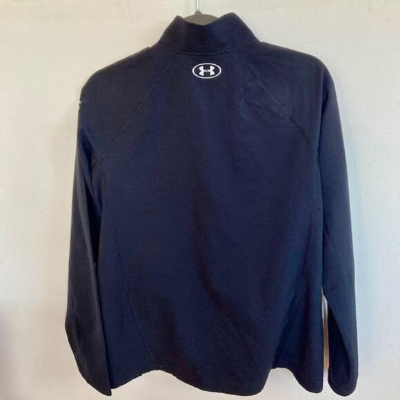 Under Armour Black Fitted Zipper Heatgear Athletic Jacket. Women’s Sz M/US 8-10 - Picture 4 of 6